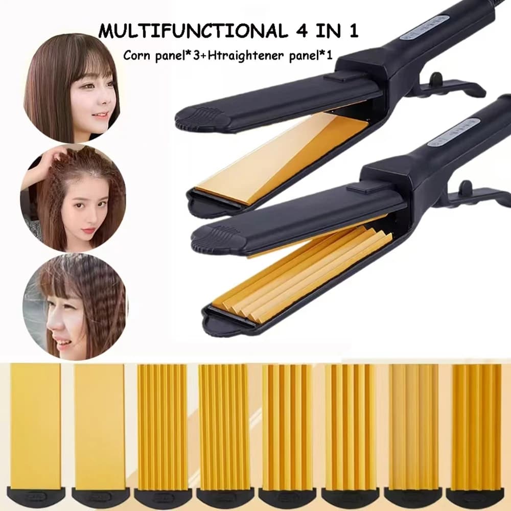 Iron Hair Plate for Hair Styling 4 IN 1 Hair Salon Tools