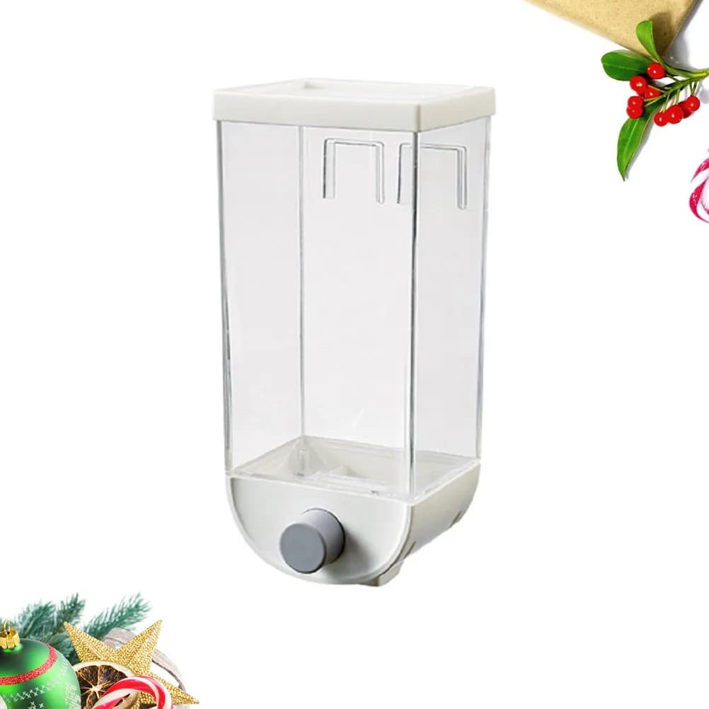 Contenitore in Plastica per Conservazione Cereali, 1500ml, Ermetico, Scatola Sigillata Antigoccia, Organizzatore per Alimenti Secchi da Cucina
