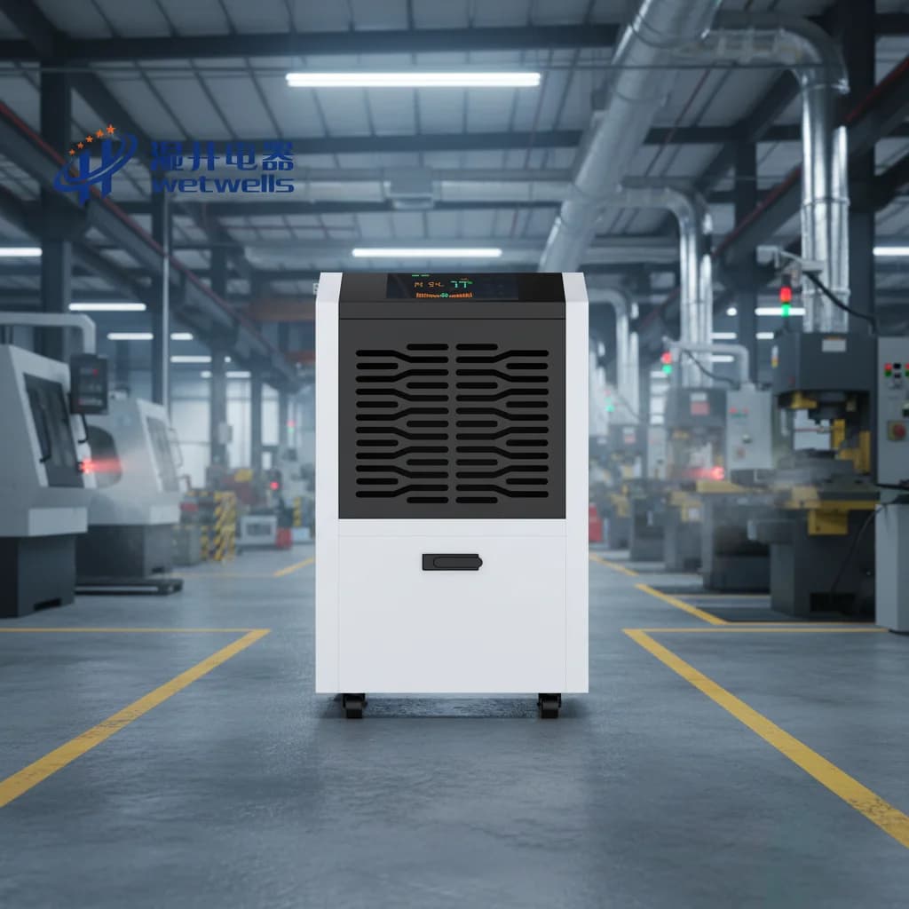 WETWELLS Nuovo Deumidificatore Industriale 220V 70L/G per Serre, Magazzini, Garage e Giardini - Prezzo di Fabbrica