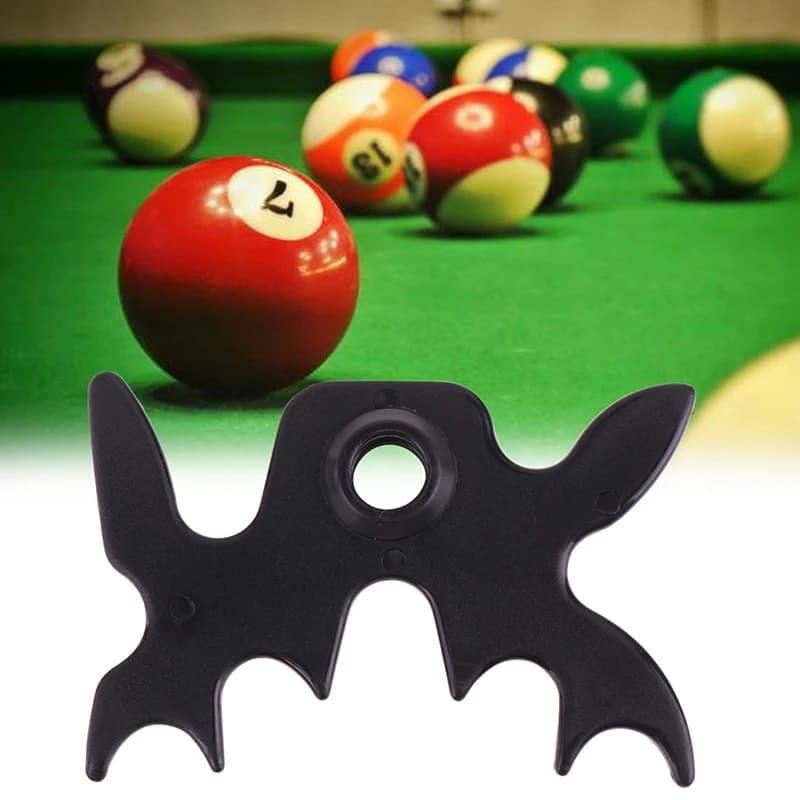 Snooker Biliardo Cue Rack Ponte Testa Corna incrociate Porta asta Accessori Alce nero per piscina