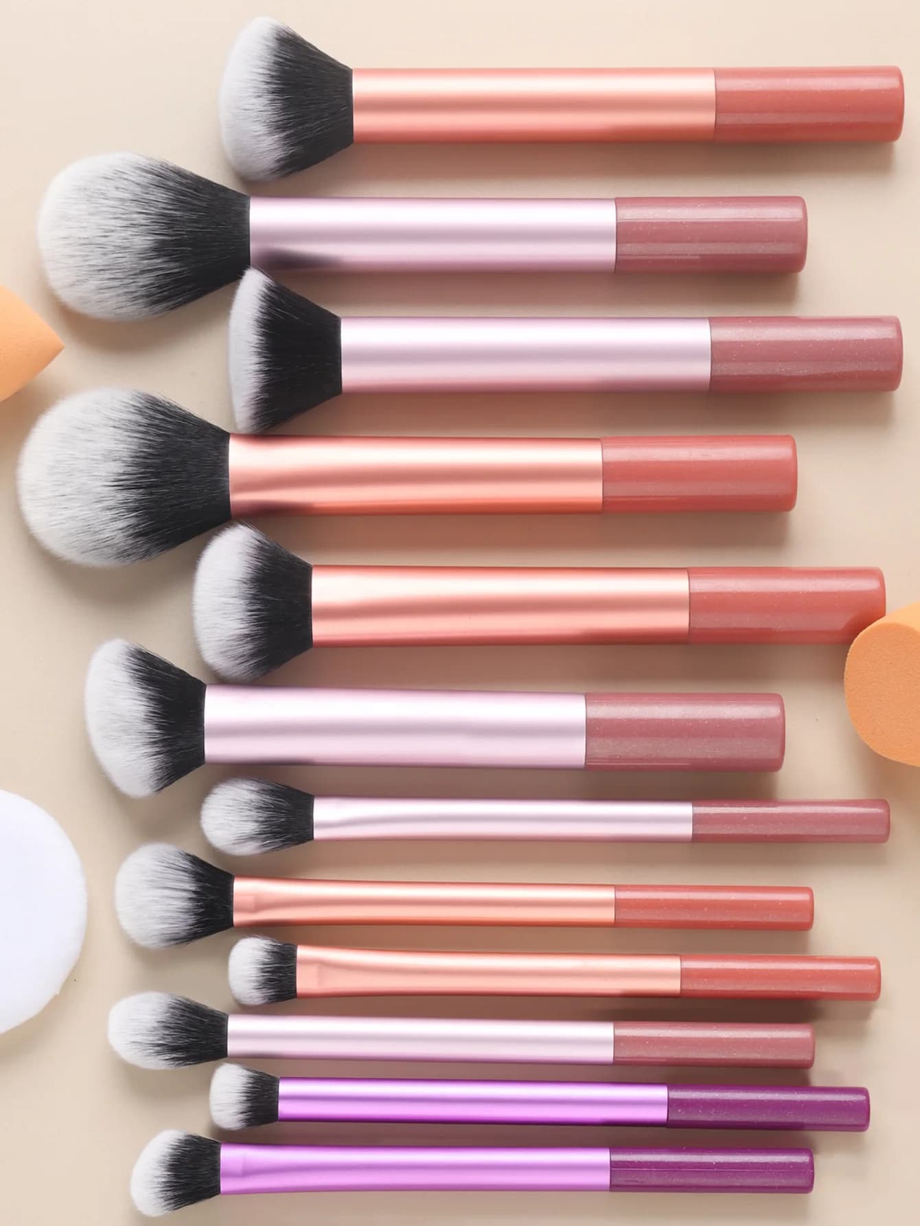 8 Piece Makeup Brushes Makeup Brushes for Soft Synthetic Hair Blush Eyeshadow Tools for Cosmetic Makeup