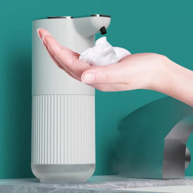Dispenser automatico di sapone a bolle per uso domestico con lavatrice elettrica intelligente per telefono cellulare in schiuma automatica a induzione da 350 ml