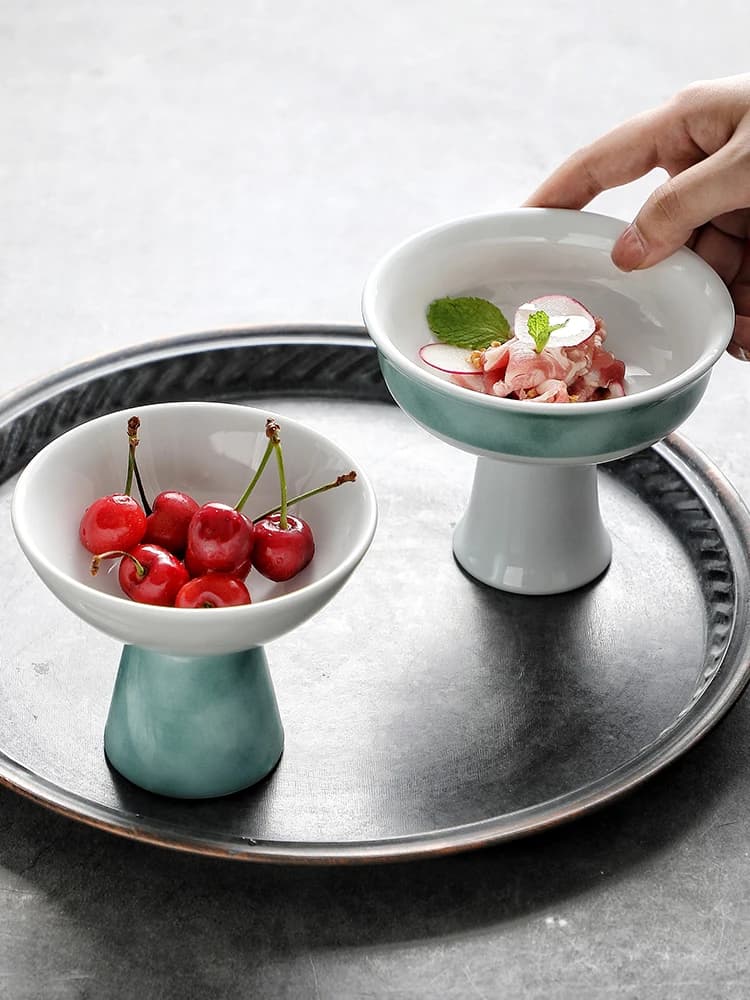 Gelato in ceramica Delicatezza Dessert Piatti secchi Piatto di condimento Utensili da cucina