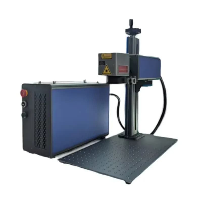 Portable 50W Automatic Fiber Laser Marking/Cutting Machine Desktop Laser Engraving for Metal Plastic Laser Machine