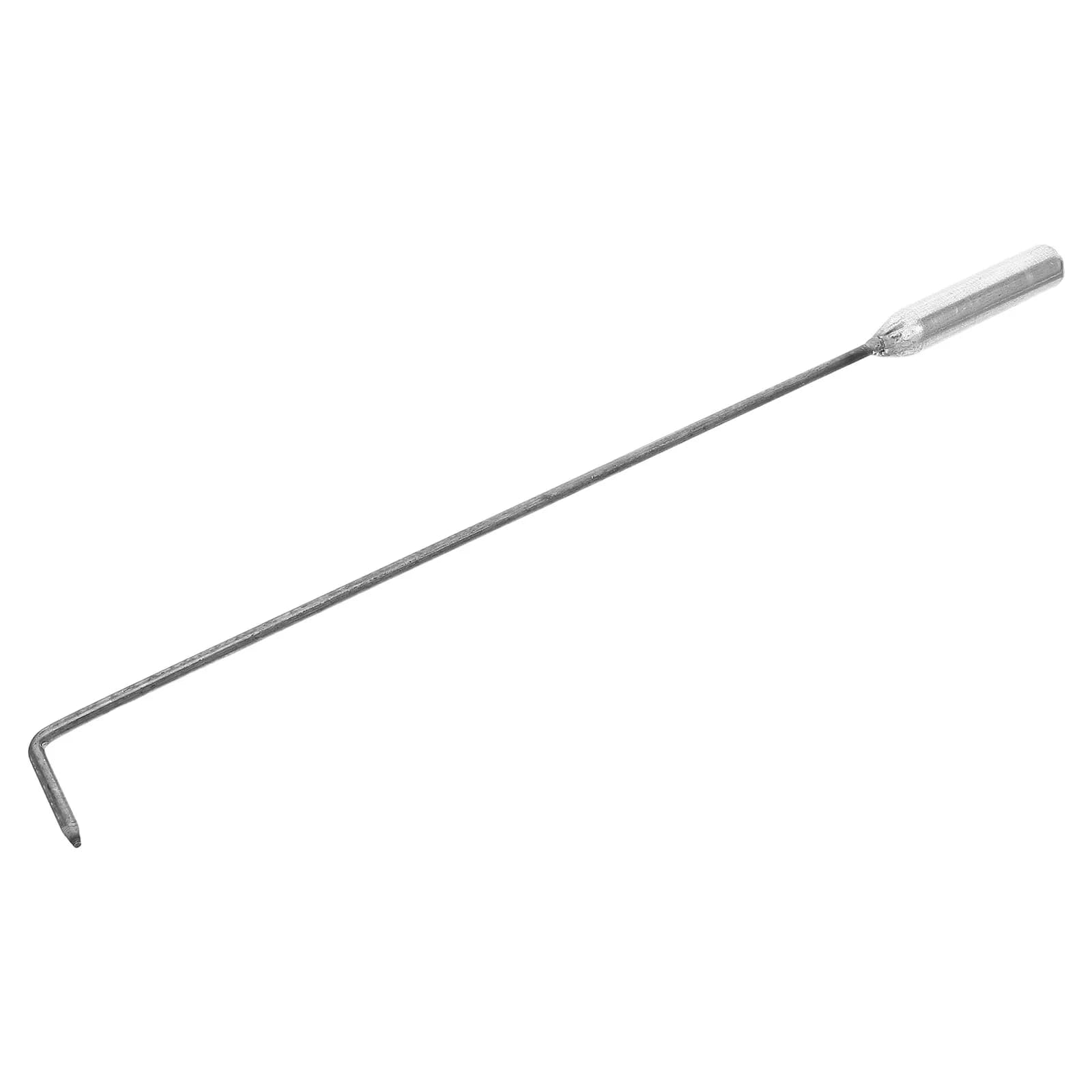 Gancio per carbonella in ferro da 40,9 cm, resistente al calore, per caminetto, braciere, stufa a legna, uso interno ed esterno, campeggio, giardino