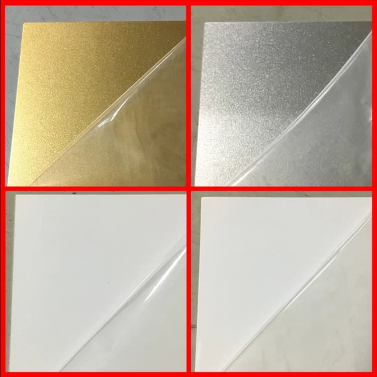 20 fogli 0,5 mm 100x150 mm sublimazione piastre in alluminio metallo vuoto stampa tramite pressa di calore piatta decalcomanie fotografiche fai da te