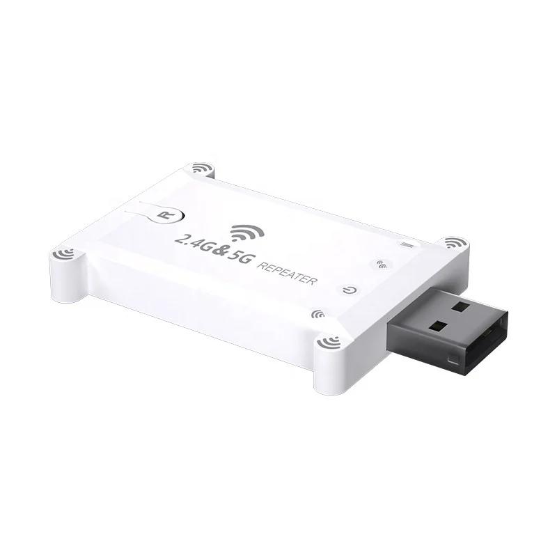 Amplificatore di segnale WiFi 1200M Ripetitore wireless Gamma Extender Dual Band Extender di rete 2.4g 5g Mini SUB Ripetitore