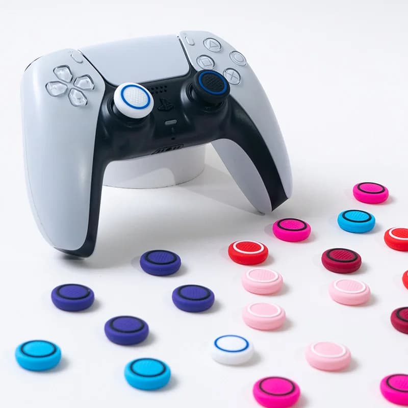 4 pezzi morbido silicone joystick pollice grip protezione tappo bilanciere per XBOX serie X per PS5 PS4 PS3 controller accessori per videogiochi