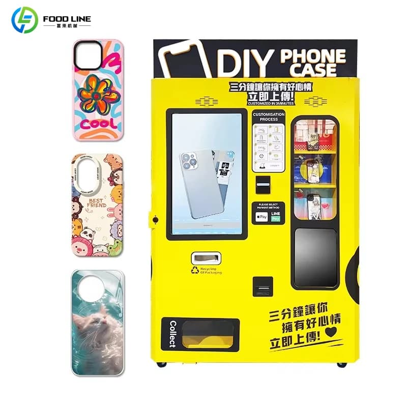 Hot selling personalized drone commercial street mobile phone case vending machine