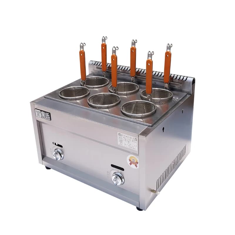 【Best-seller】Cuocipasta Commerciale Professionale in Acciaio Inossidabile per Noodles e Pasta - Macchina per la Cottura di Noodles e Pasta
