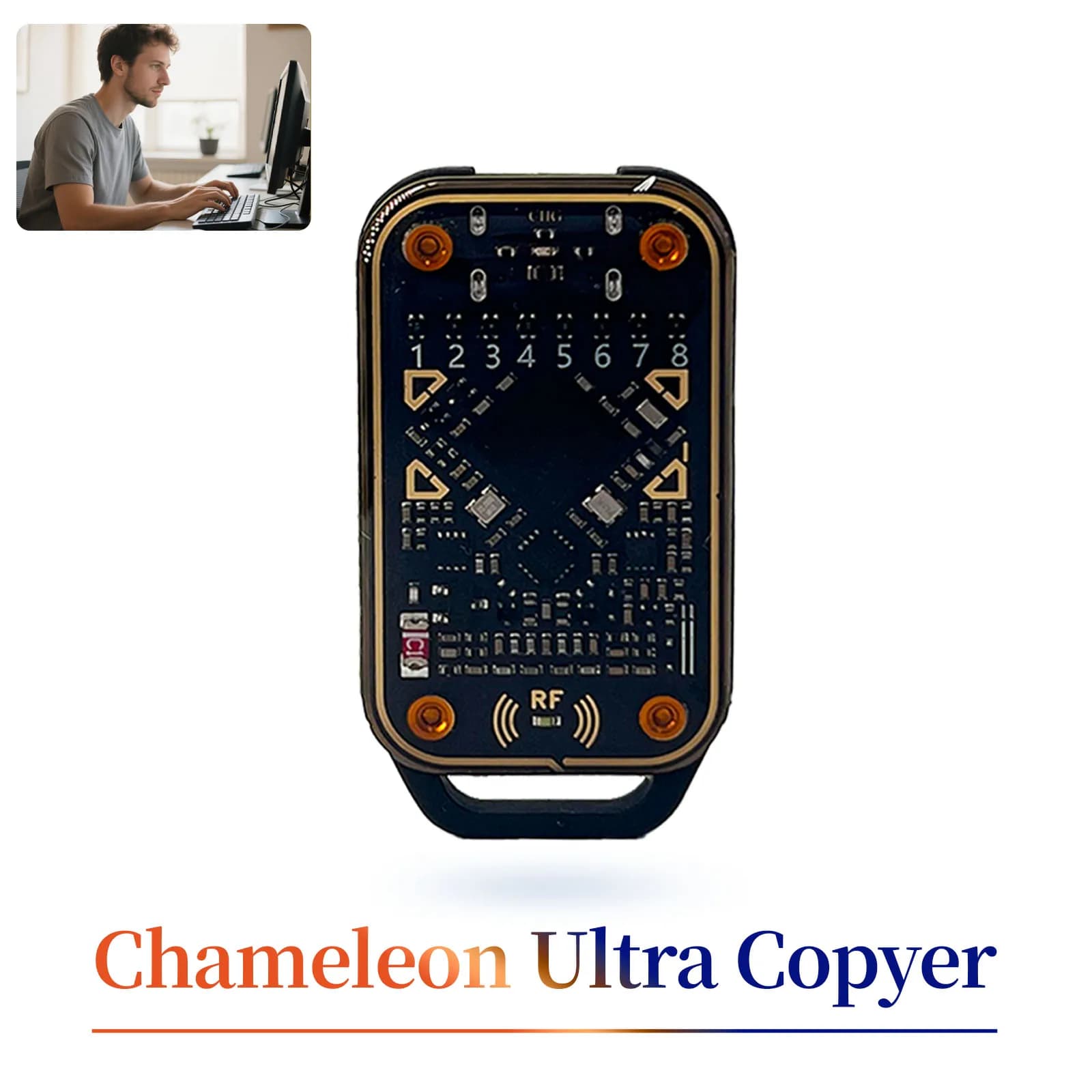 Emulatore di smart card ultra senza contatto Chameleon ID IC Chip Card di rilevamento Emulatore di tag TRFID compatibile con scrittore di lettura NFC