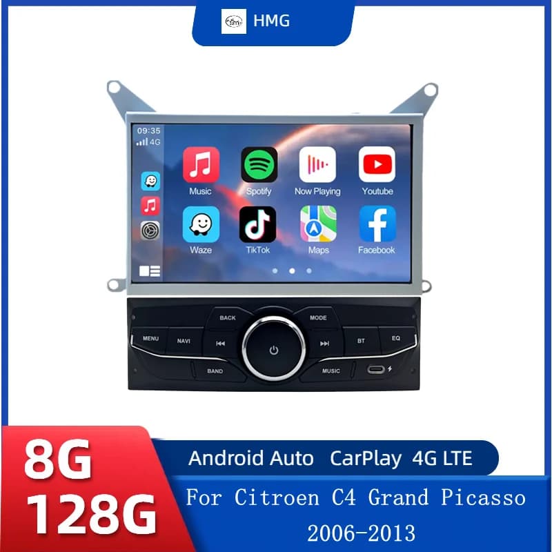 HMG Per Citroen C4 Grand Picasso C-Triomphe C-Quatre 2006-2013 Carplay Autoradio Auto Multimedia Radio GPS di Navigazione DSP Auto