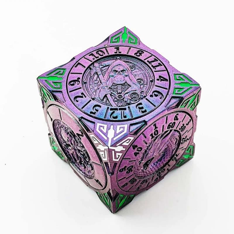 Dadi Rotanti In Metallo Agitarsi Rullo Spinner Giroscopio Alleviare Lo Stress Riducendo Giocattoli Antistress Spinning Top Punta Scrivania Gadget Richiamo