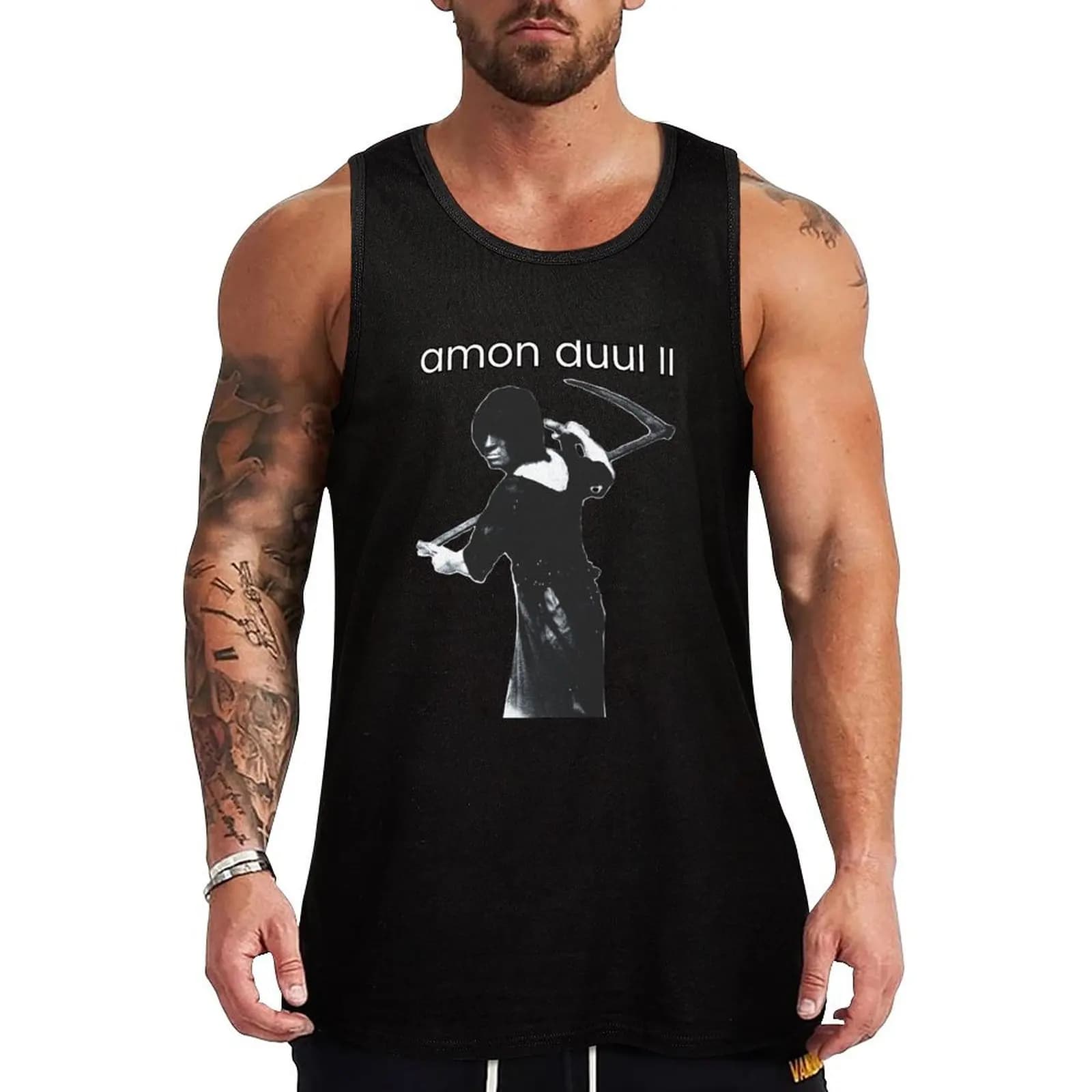 Top senza maniche Dark Krautock, top casual e ampio, senza maniche, per l'uso quotidiano estivo