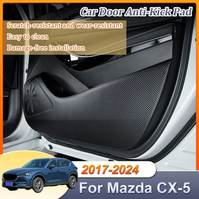 Auto Porta Anti-Calcio Pad Anti-Graffio Zerbino Per Mazda CX-5 CX5 KF 2nd Gen 2017-2024 2022 2023 Protezione Adesivo Accessori Auto