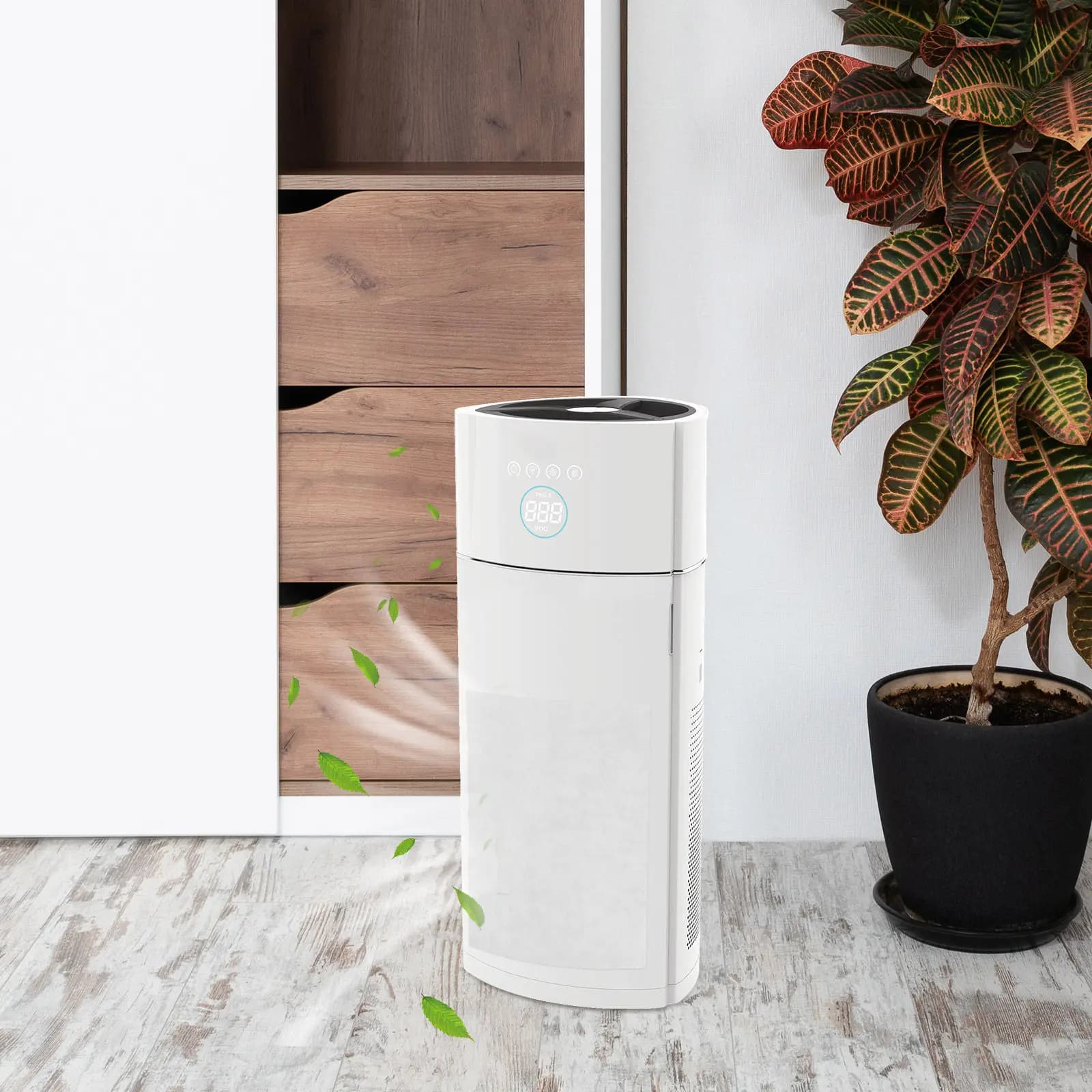 2Pcs Air Purifier Filter Cotton Replacement Long Lasting Durable Soft Material Home Use Accessory Air Purifier Filter