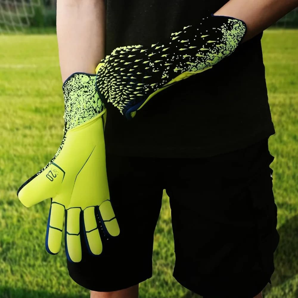 Guanti da portiere con presa forte per guanti da portiere da calcio con taglia 6/7/8/9/10 Guanti da calcio per bambini, giovani e adulti
