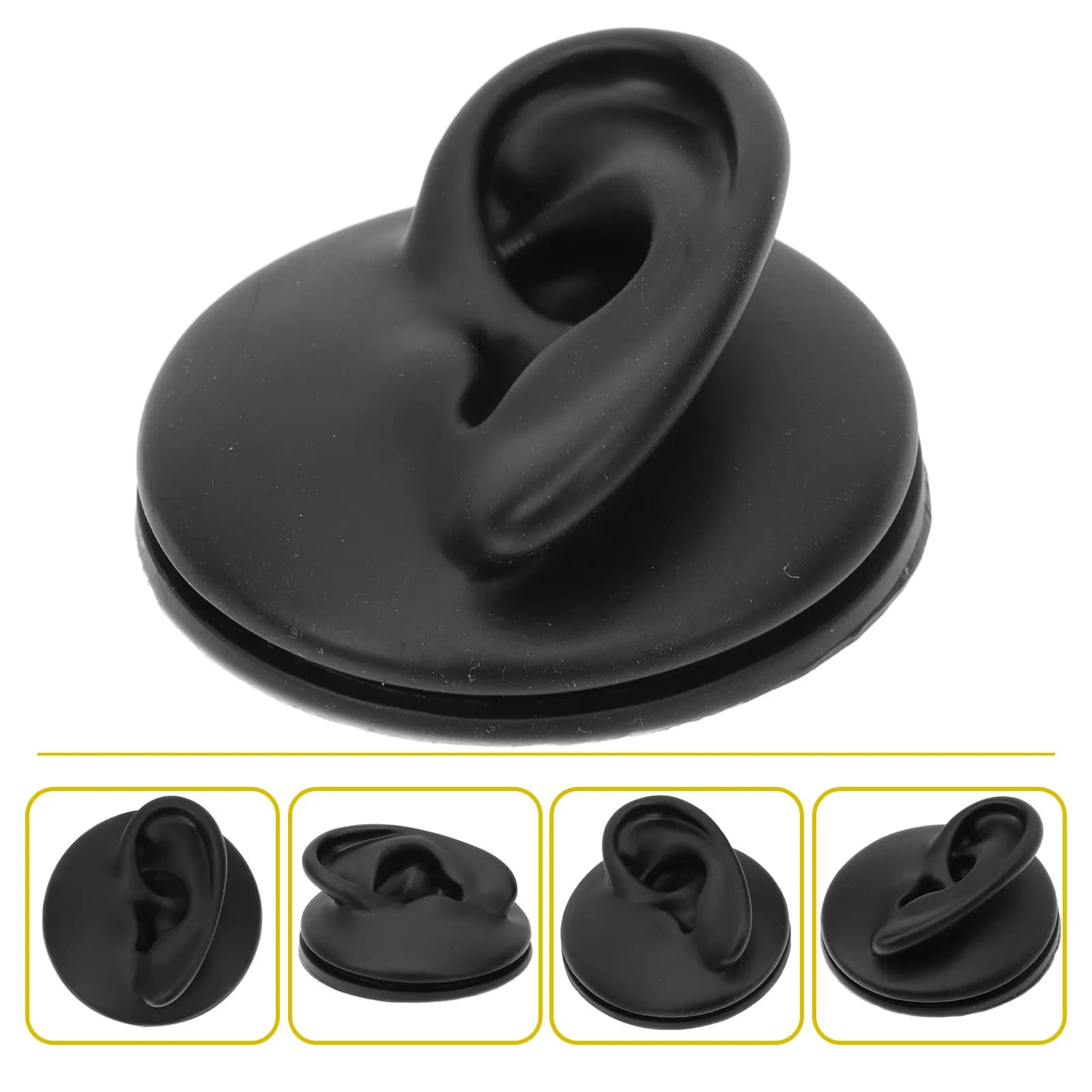 Modello Realistico in Silicone per Pratica di Piercing all'Orecchio, Simulazione di Orecchio Umano per Insegnamento e Esposizione