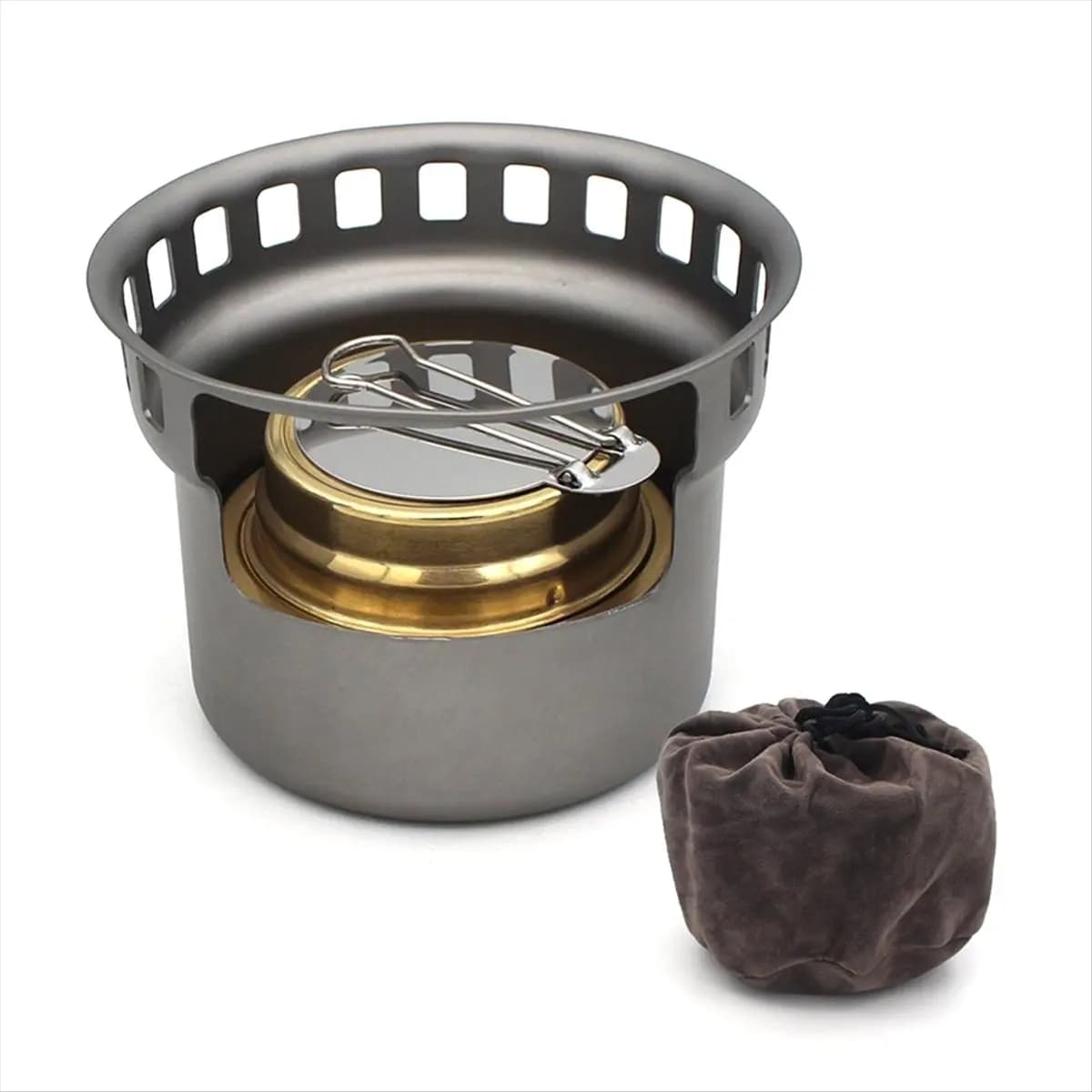 Alcohol Stove for Sport and Camping, Open Kitchen Accessories, Mini Field Stove, Hiking Equipment