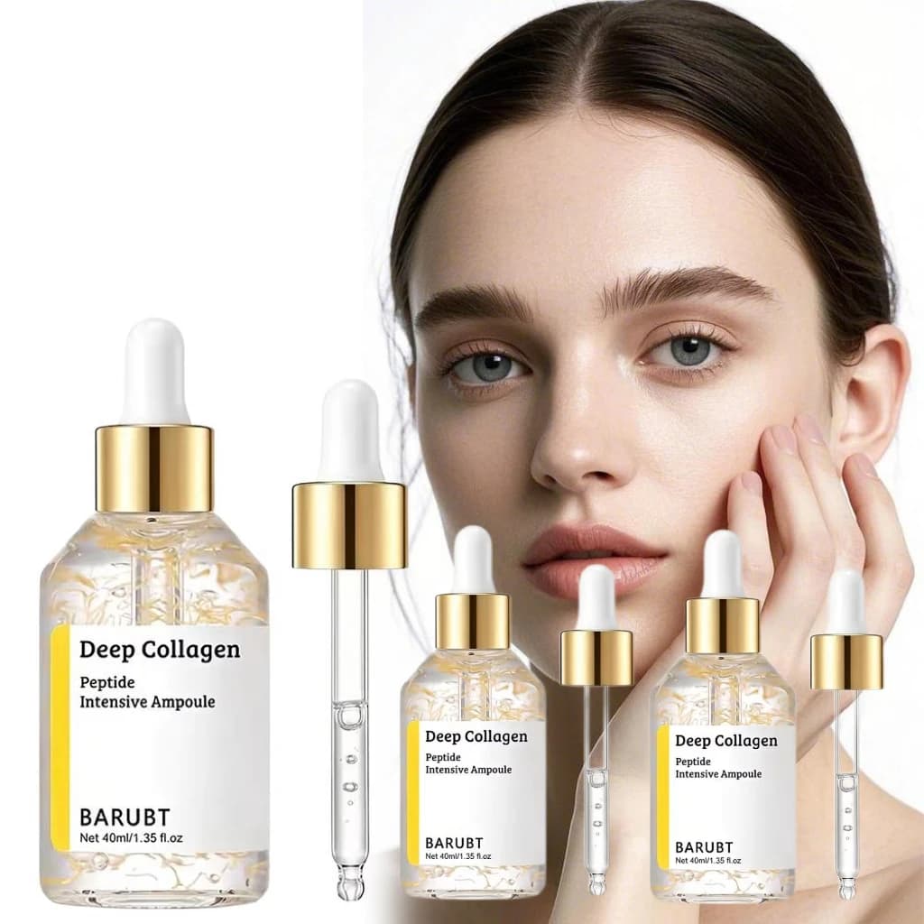 40ml Korean Face Care Essence Nourish Hydrate Replenish For Healthy-Looking Skin Serum Deep Collagen Peptide Intensive Ampoule