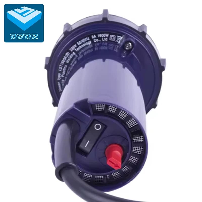 Pistola per saldatura a caldo a caldo regolabile a caldo per saldatura di plastica di PE PP PVC TPO EPDM-Pistola ad aria calda per comode saldatori di plastica
