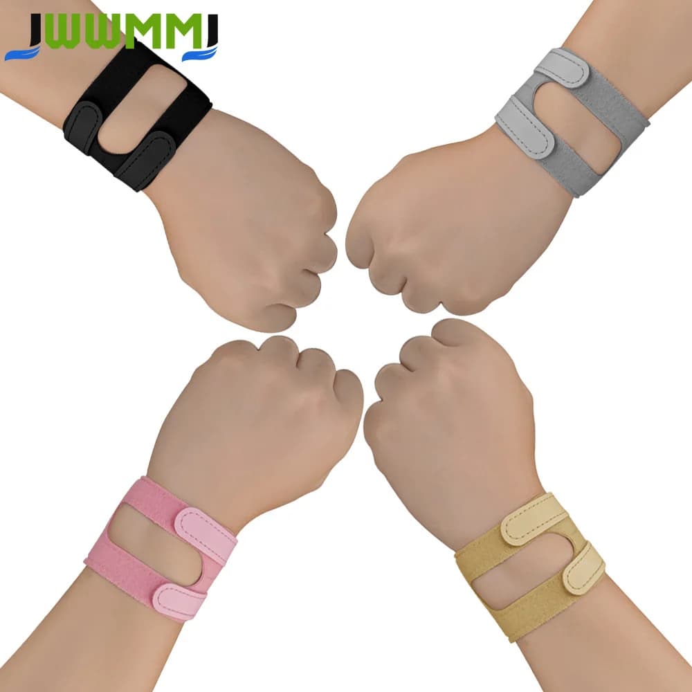 1Pcs Adjustable Wrist Support Wrist Brace Thin Sports Yoga Wrist Band TFCC Tear Triangular Fibrocartilage Injuries Brace