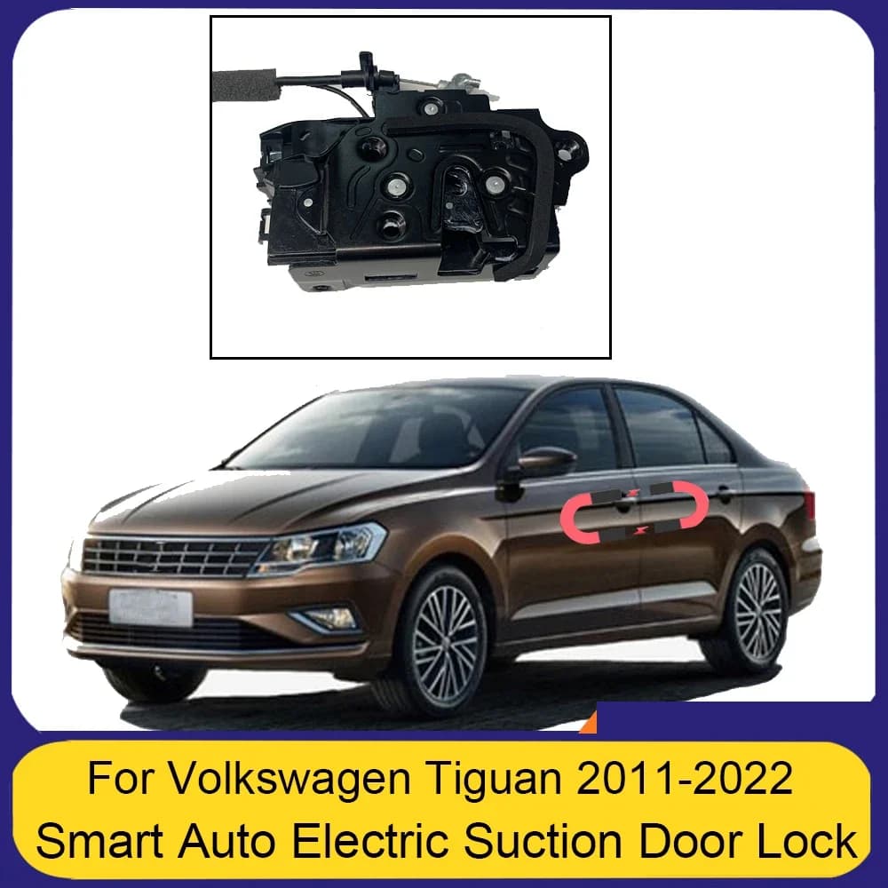 Serratura elettrica automatica intelligente per porta di aspirazione per Volkswagen VW Tiguan 2012+ Porta automatica con chiusura ammortizzata Porta del veicolo per auto super silenziosa