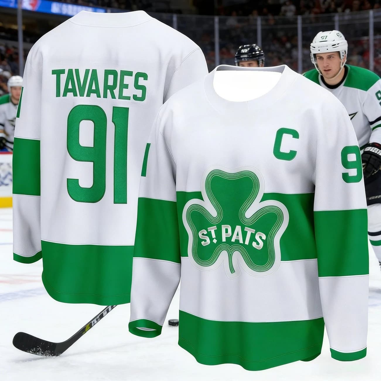Nuova Maglia da Allenamento e Competizione di Hockey su Ghiaccio Toronto per Uomo con Stampa 3D, Traspirante, Anti-Umidità, Manica Lunga, per Bambini