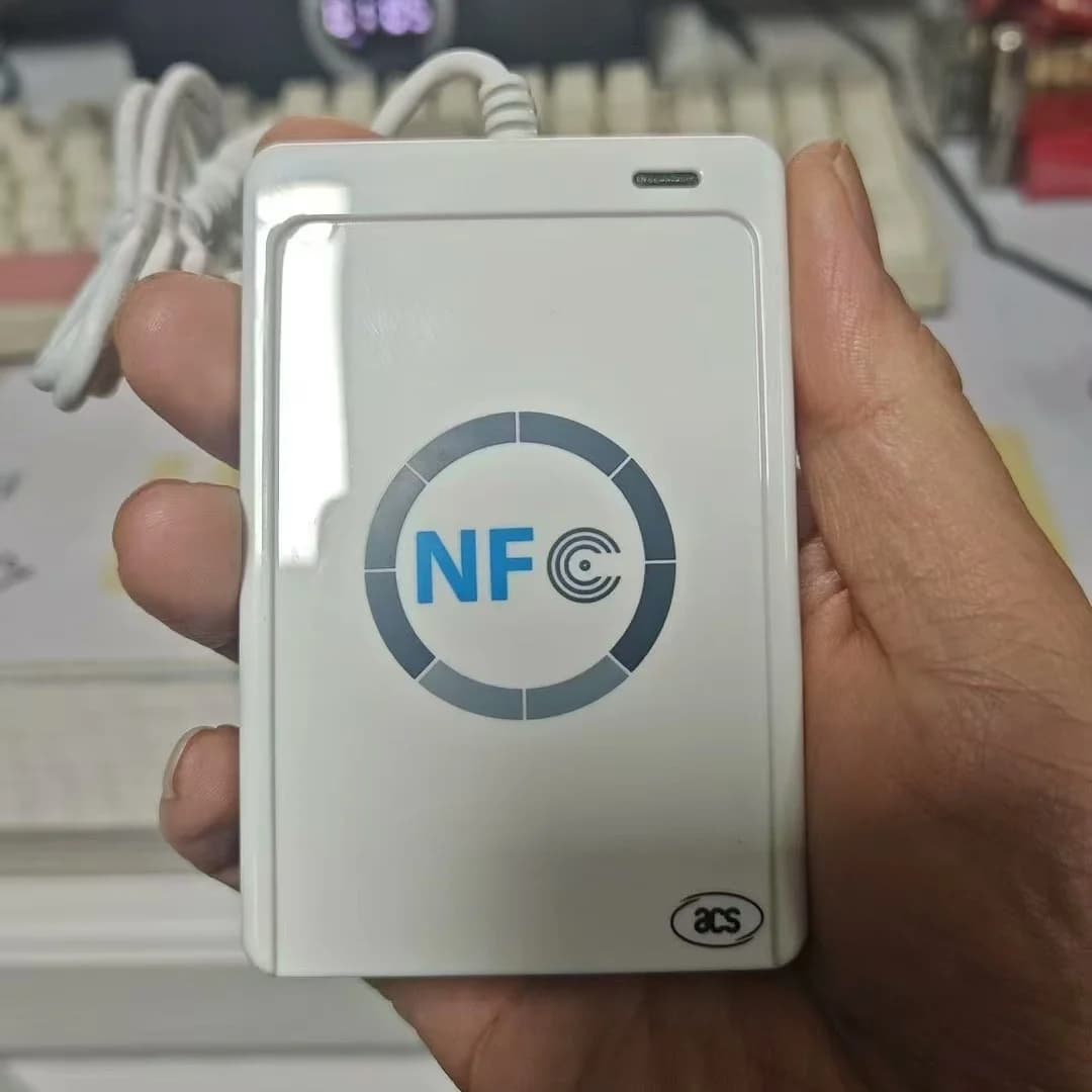 USED ACS Original ACR122U-A4 NFC Reader Writer Programmable S50 1K 4 byte 7 byte UID Changeable rfid Card with Software