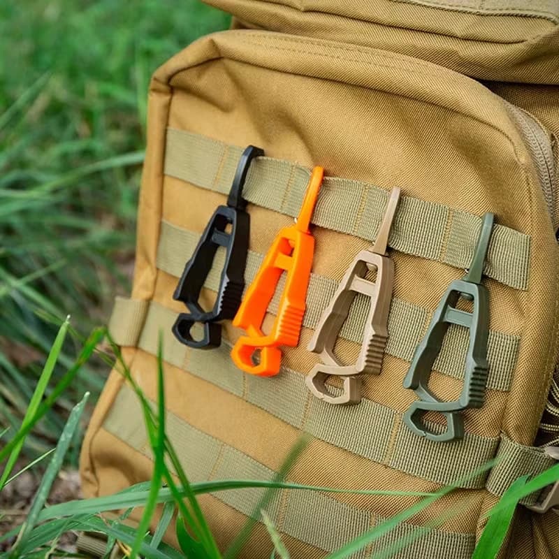 Outdoor Multi-Purpose Glove Clip Hanger Anti-Drop Plastic Work Gloves Hook Safety Clamp for Camping Tools
