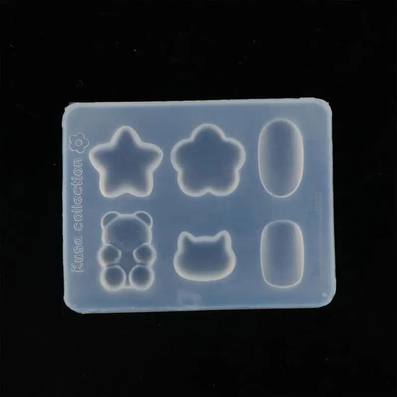 Stampo in Silicone 3D per Nail Art, per Cartella Colori, Facile da Pulire, Riutilizzabile, per Manicure Professionale Fai-da-Te