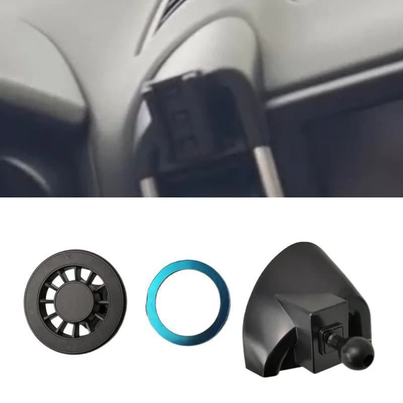 1Set Materiale ABS Per 2011-2015 Porsche Cayenne Speciale Auto Supporto Del Telefono Magnetico Staffa Fissa Del Basamento Mobile
