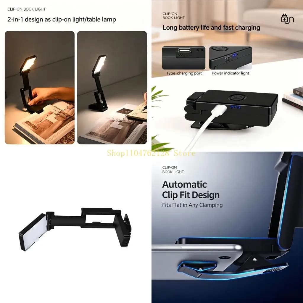 Rechargeable LED Desk Lamp With Foldable Design And 5 Hour Operation Perfect For Small Spaces Travel best sale