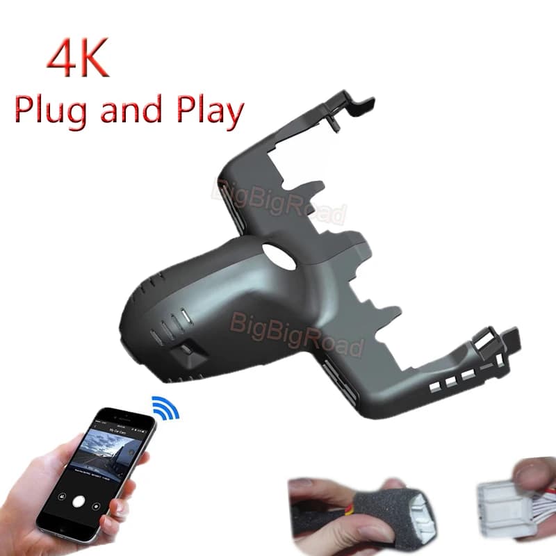4K Plug And Play For BMW 840i 2019 -2023 Car Wifi DVR Video Recorder Black Box Dash Cam Night Vision