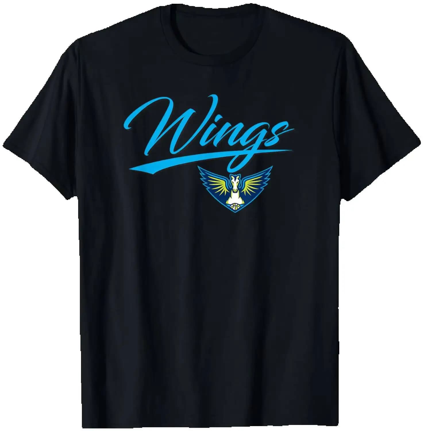 WNBA Officially Licensed T-Shirt, Small, Black Summer Short-Sleeved Breathable Sweat-Wicking Versatile Trendy T-Shirt
