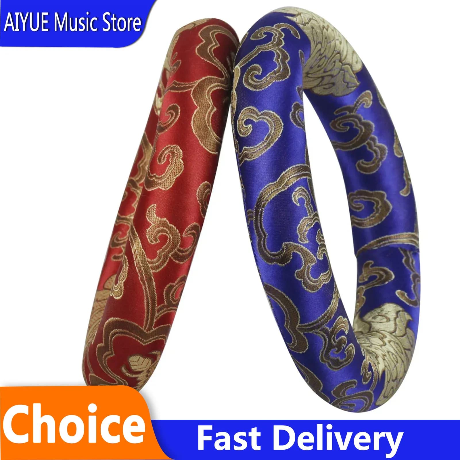 Singing Bowl Cushion Home Decoration Pad Musical Instrument Parts Silk Mats For Yoga Meditation Buddhist Bowls Accessories