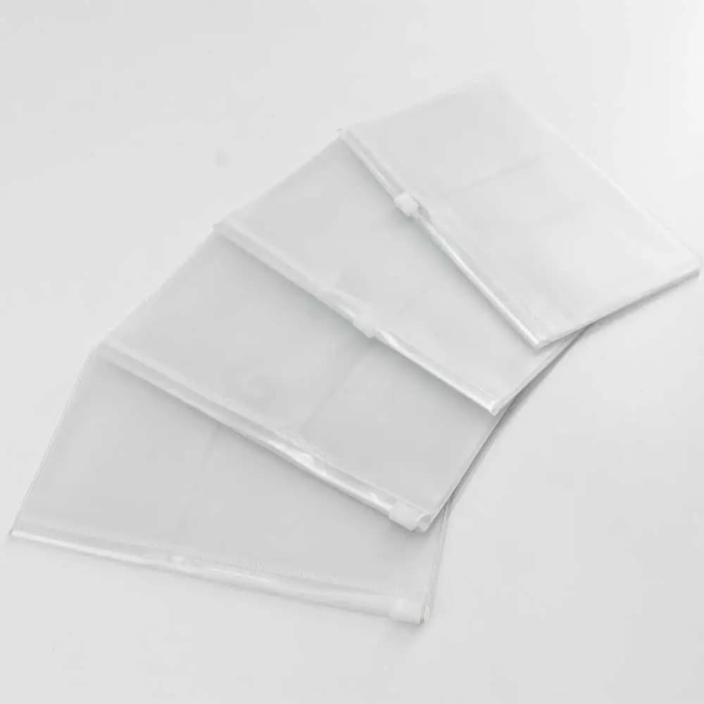 Borsa portaoggetti per taccuino Midori Travelers Standard, agenda, portacarte, borsa con cerniera per taccuino, borsa con cerniera in PVC