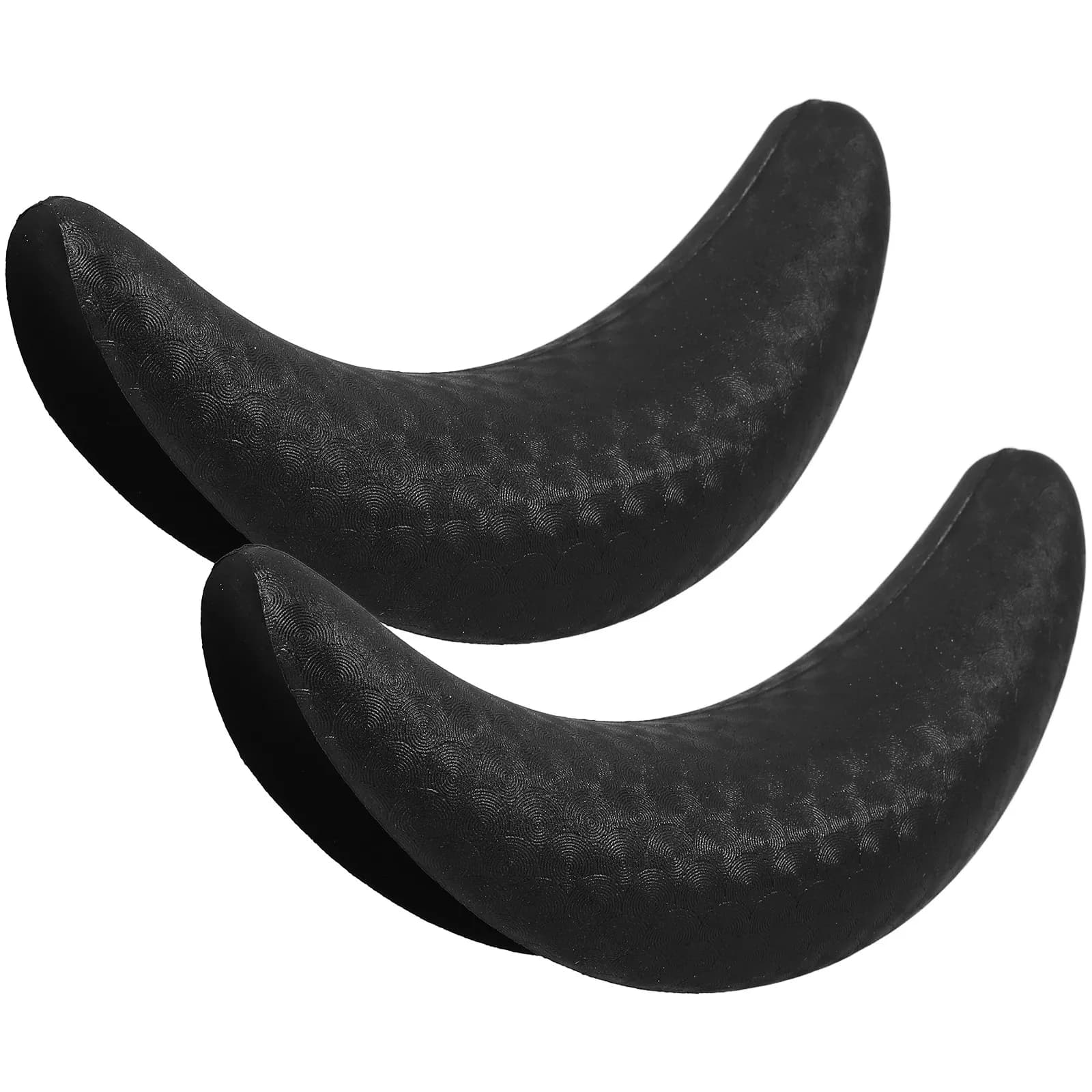 2 Pezzi Cuscino Ergonomico Morbido Nero a Mezzaluna per Lavatesta, Supporto per il Collo per Salone, Spa e Lavaggio Capelli