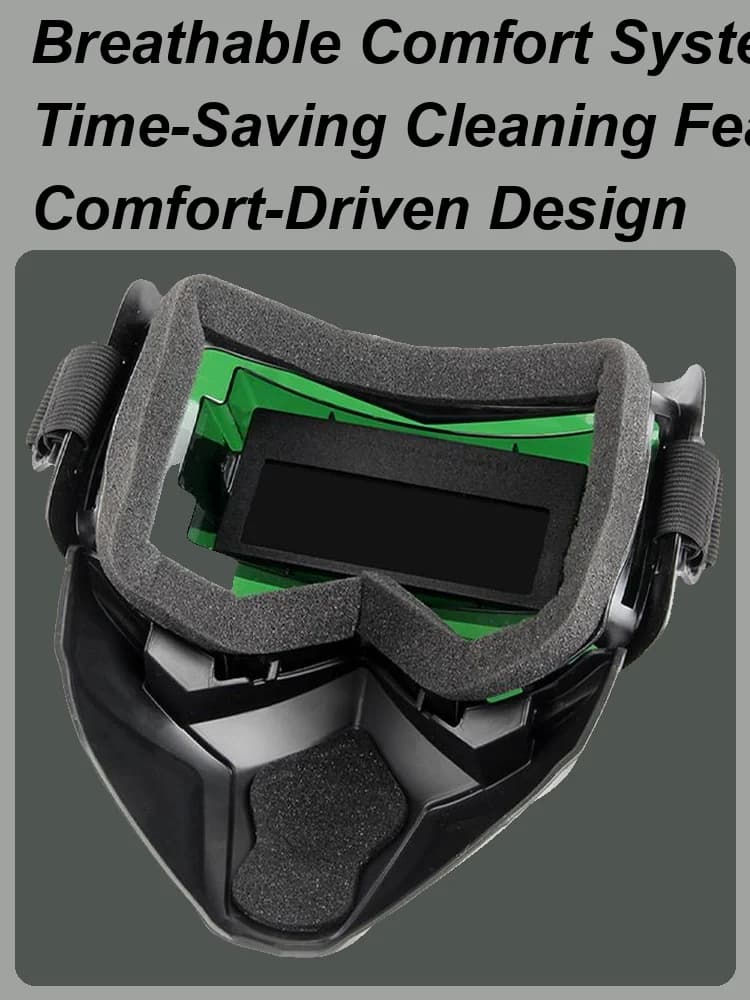 Automatic Dust Resistant Welding Glasses Adjustable Welding Mask Detachable Shock Resistant