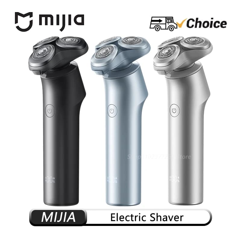 Original NEW Mijia Electric Shaver Triple Floating Heads LED Display IPX7 Waterproof USB Rechargeable Men Portable Beard Razor