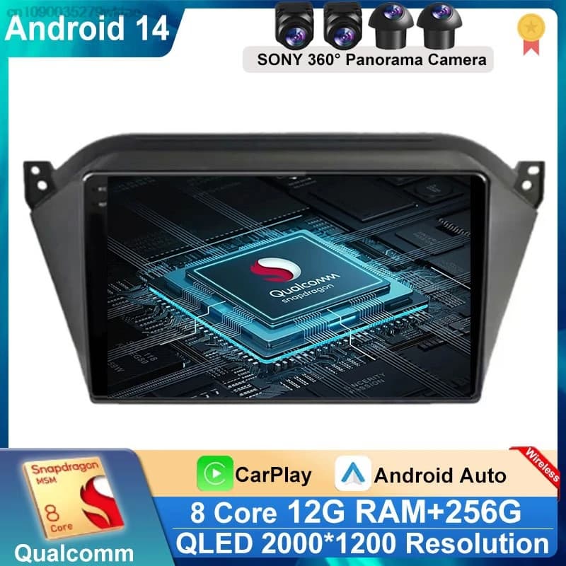 10.1'' Android 14 For JAC S2 T40 2015 2016 2017 2018 Carplay DSP Car Radio Player GPS Navigation Multimedia Video BT+Wifi