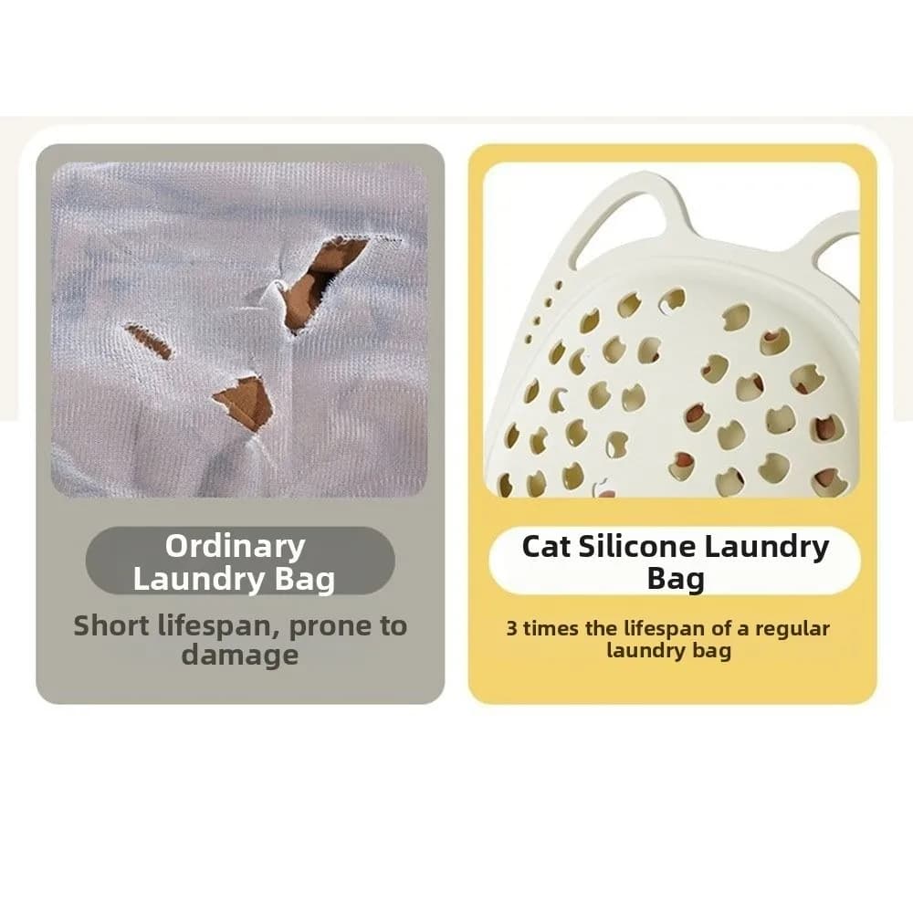 Silicone Bra Laundry Bag Anti-Tangling Reusable Bra Protector Washing Bag Lightweight Large Capacity Underwear Washing Bag