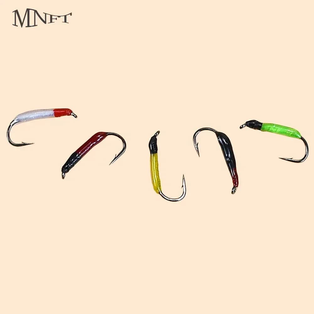 MNFT 10 Pz/Ninfe Scud Bug Verme Mosca Caddis Larve Esche per insetti Affondamento rapido Esche da pesca alla trota Box Set