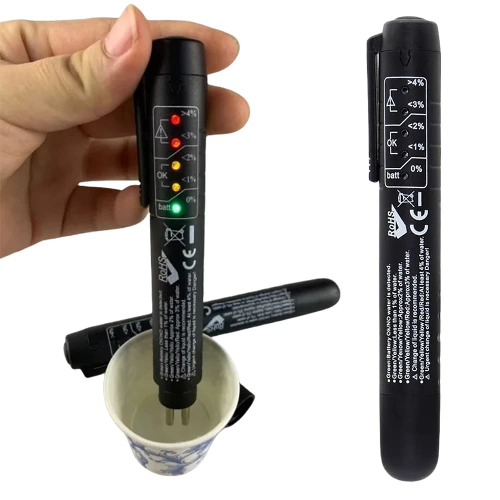 Oil Quality Accurate Diagnostic Tool LED Indicator Car Brake Liquid Tester Pen Liquid Tester Liquid Test Pen Liquid Test Pen Auto Vehicle Auto Test Tool