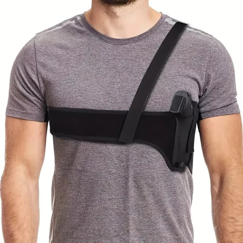 Fondina Tattica da Braccio in Neoprene Traspirante per Pistola, Fondina a Scomparsa a Estrazione Rapida