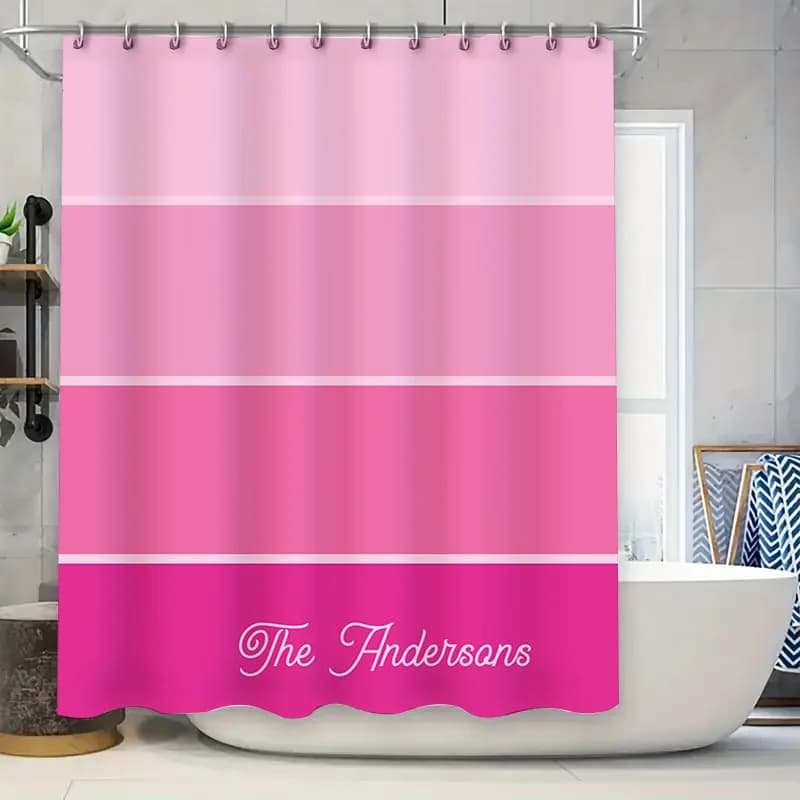 Decorazioni per il bagno Tenda da doccia Stampa in tessuto Impermeabile Modello da parete in mattoni rossi Opzioni di dimensioni personalizzabili 3D Accessori per il bagno D