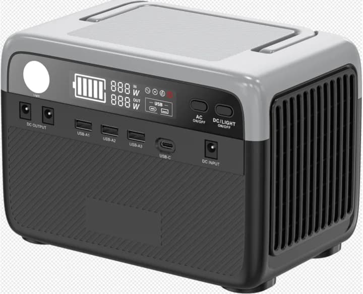 Generatore di batterie portatili solari per stazione di alimentazione del sistema di energia domestica portatile da esterno 300W 230.4Wh