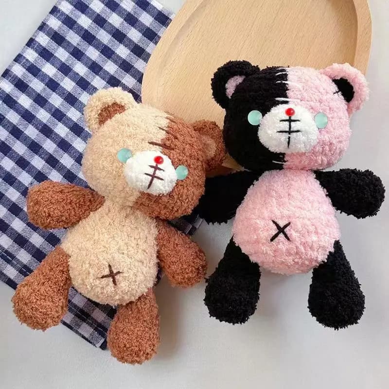 Uncinetto fatto a mano per lavorare a maglia Patchwork Orso Gancio Aghi A Maglia amigurumi Peluche Orsetto Confezione di materiali per regali per bambini