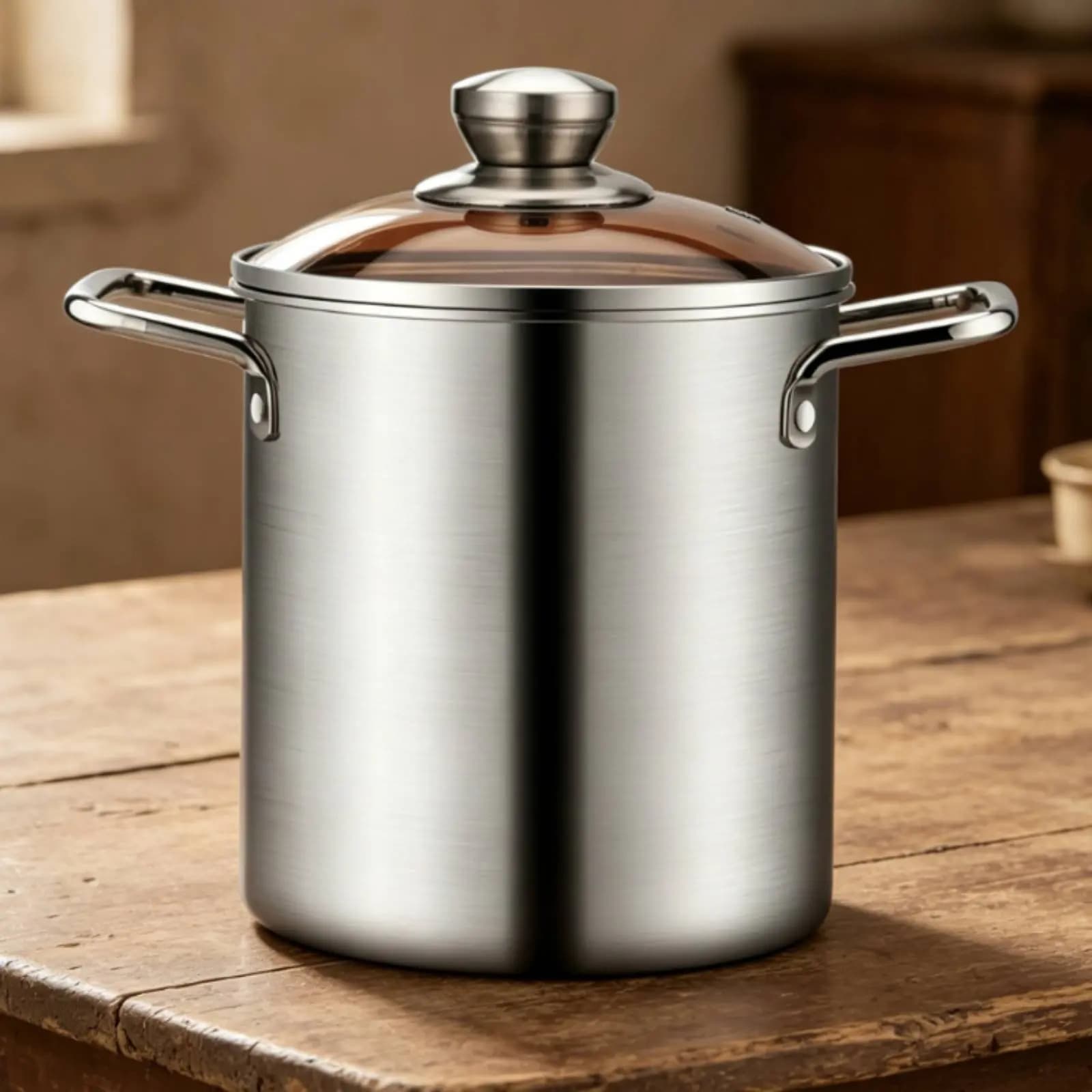 Pentola per Friggere con Scolapasta, Facile da Pulire, per Patatine Fritte, con Coperchio in Vetro, per Cucina Domestica