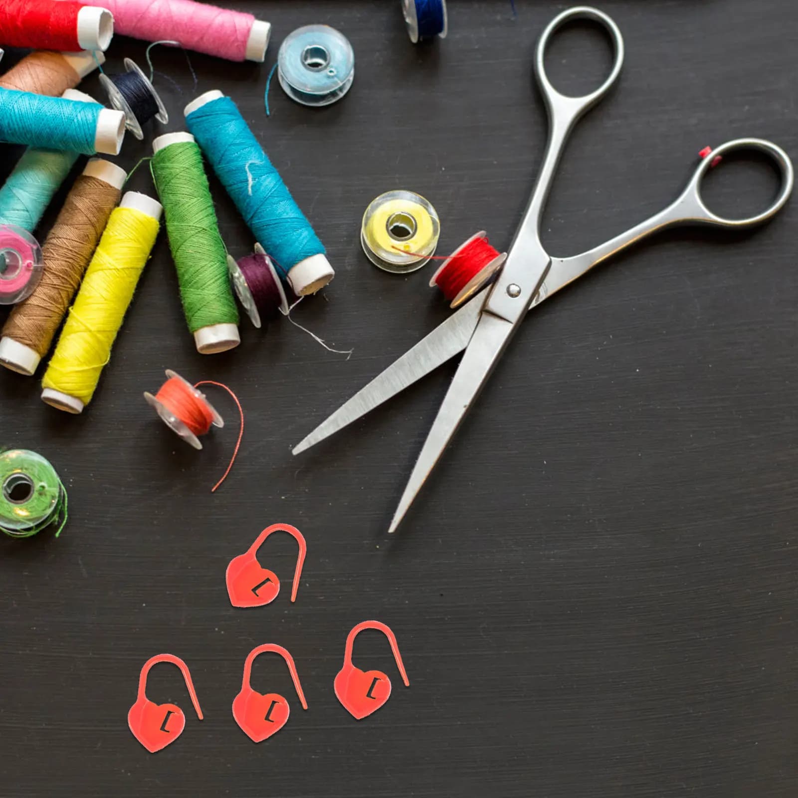 100 Pezzi Fermacuciture in Plastica per Lavori a Maglia, Sciarpe e Uncinetto, Accessori per Maglieria